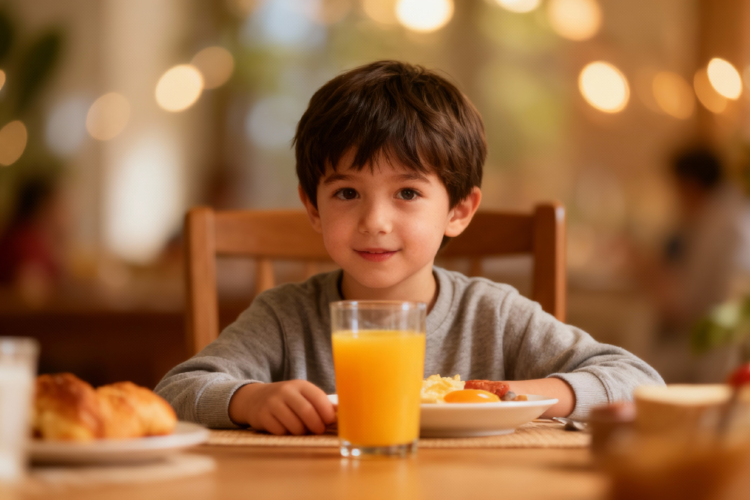 مصرف شربت زینک پلاس یوروویتال در وعده‌ های غذایی کودکان